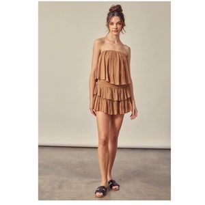 Mustard Seed Strapless Romper